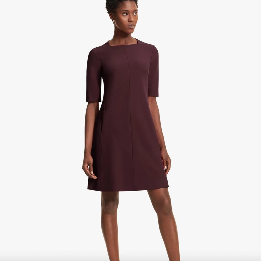 COPY - MM LaFleur Emily Dress in Claret, size 8